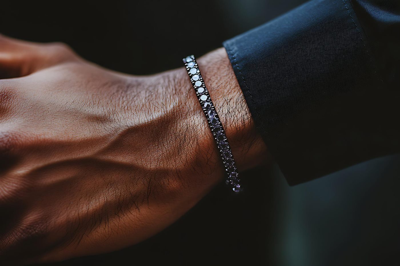 Fine jewelry craftsmanship close-up